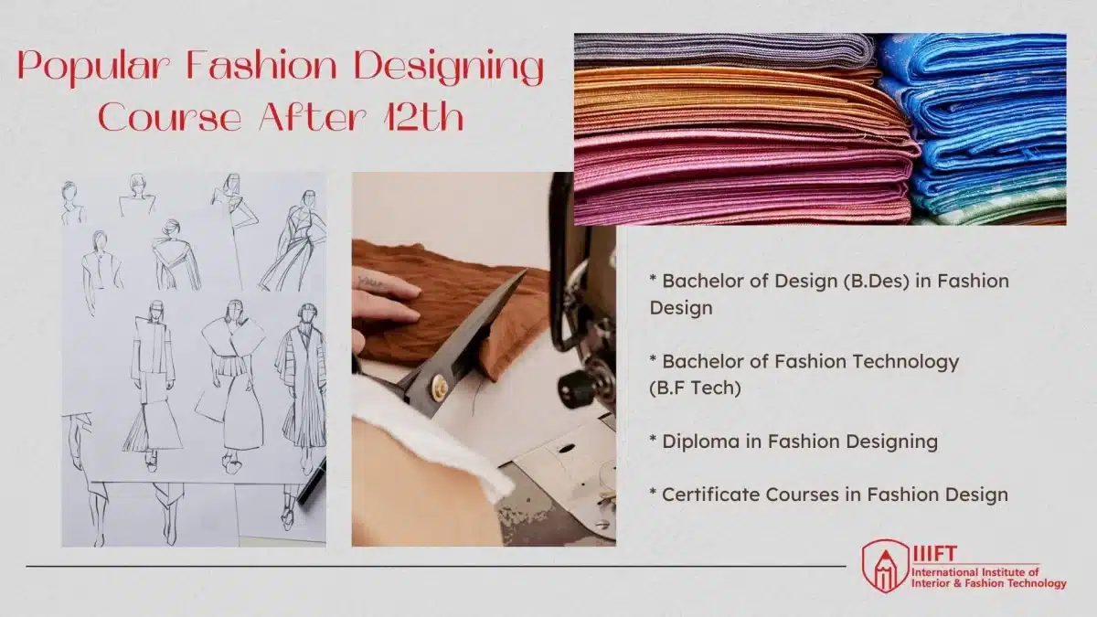 Fashion designing course after 12th